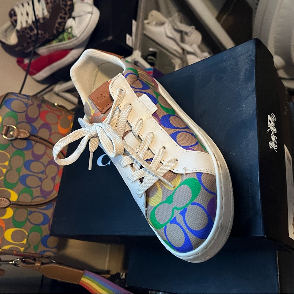 Coach Multicolor Kids Sneakers View 2